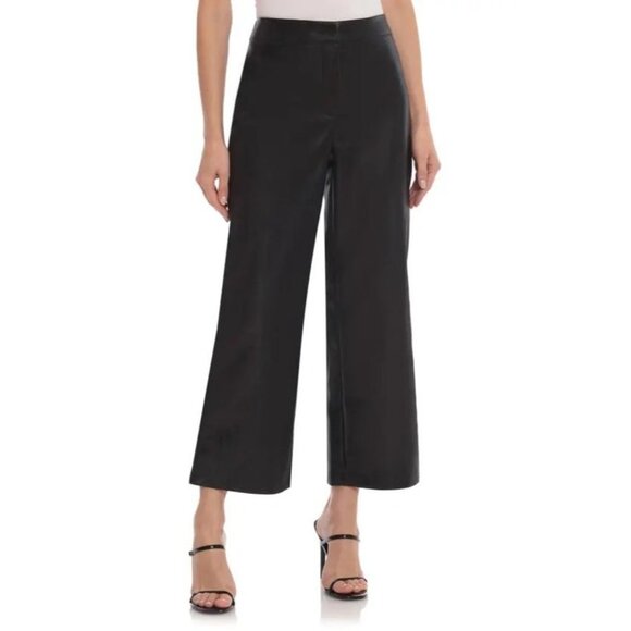 Bagatelle High Waist Faux Leather Cropped Pants Size Medium - Picture 1 of 4